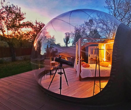 Hotel burbuja en Ávila