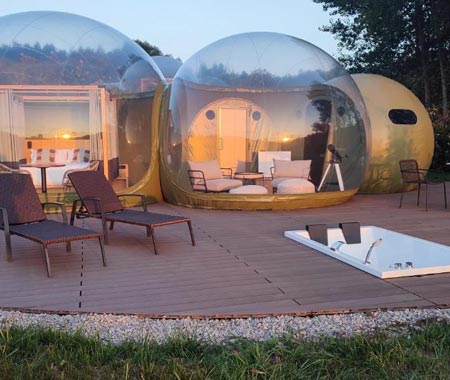 Hotel burbuja con jacuzzi en Lugo Hotel burbuja con jacuzzi en Lugo