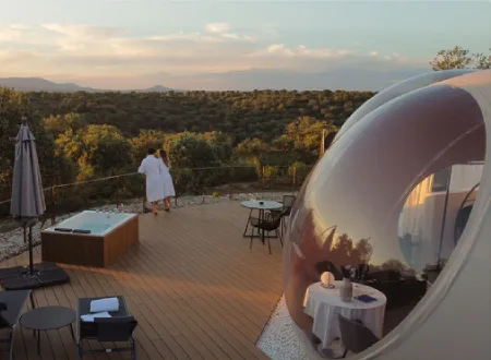 Hotel burbuja en Hormigos, Toledo Hotel burbuja en Hormigos, Toledo