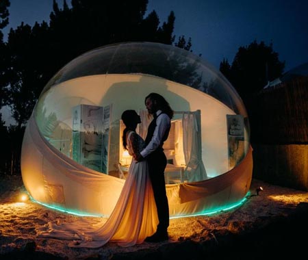 Hotel burbuja para parejas en Pontevedra